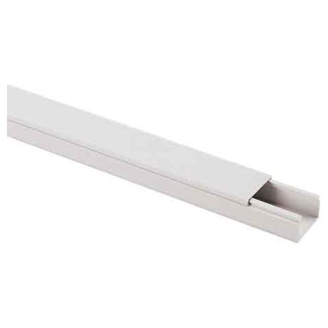 CANALINA PASSACAVI 60x20 mm (3 scomp.) - barra 2 mt