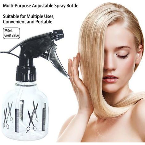 Flacon Pulvérisateur - 250 ml - Buse Réglable - Coiffure et Coupe de Cheveux - 1 Pièce (1/5)