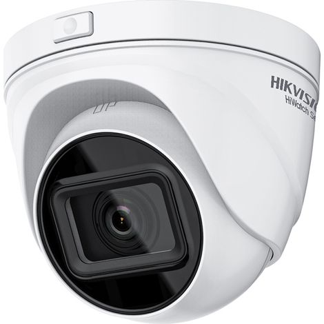 Telecamera IP Hikvision Turret Dome 1440P 4MP Ottica Varifocale Motorizzato 2.8-12mm H.265+ PoE OSD IP67 Slot SD HiWatch (1/3)