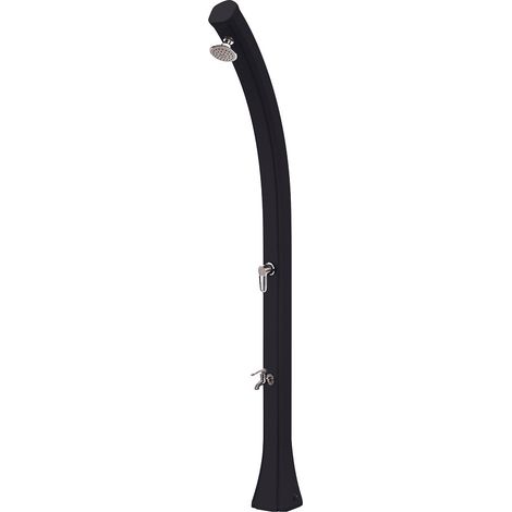 Doccia solare con lavapiedi ecologica h216 cm con serbatoio di 28lt so happy colore antracite - Salone (1/3)