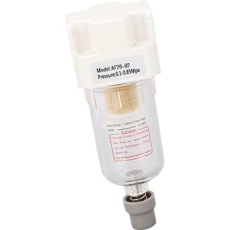 Filtre à air G1/4 po, régulateur de pression, accessoire pour tuyau de compresseur d'air, fonction de purge 0,1 à 0,85 MPa (1/5)