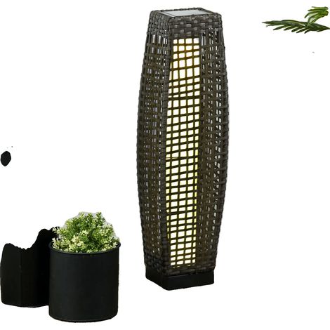 Lampe de jardin solaire, économe en énergie, assemblage facile, design élégant (1/5)