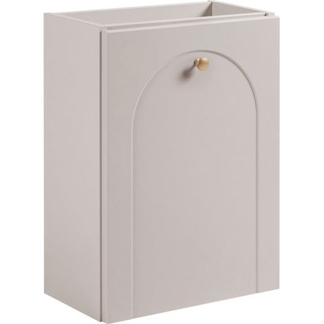 Meuble lave-mains suspendu AURA cachemire mat 40 cm G (1/5)