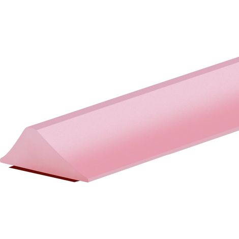 Barre de seuil de douche autocollante en silicone - 100 cm - Pour séparation humide et sèche - Pour salle de bain et cuisine - Transparent - 1 m - Hauteur : 1,2 cm (1/5)
