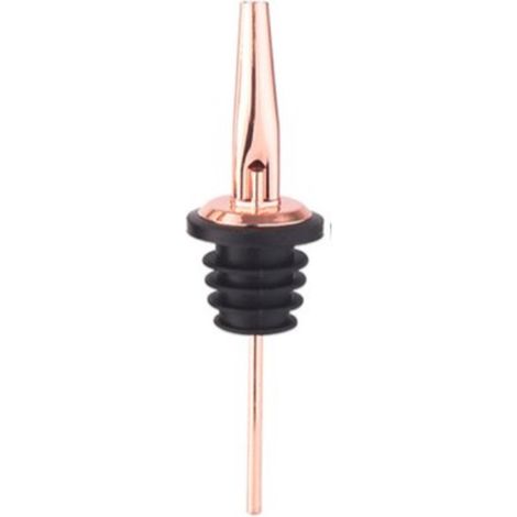 Bec verseur en acier inoxydable - Joint d'étanchéité en caoutchouc - Couleur bronze - Pour cocktails et boissons - Accessoire de cuisine (1/5)