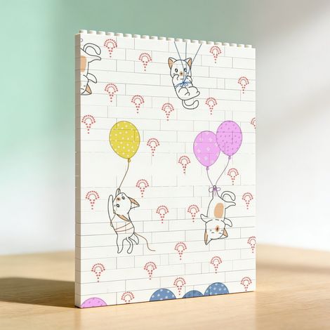 Souvenir en blocs de construction : décoration unique pour la maison, parfait pour couples, familles et amis (1/5)