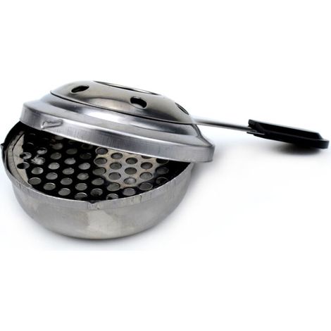 Réchaud à alcool pour fondue chinoise, chauffe-alcool, réchaud à alcool spécifique Sawa pour fondue chinoise, réchaud à alcool à gel, acier inoxydable, gris. (1/3)