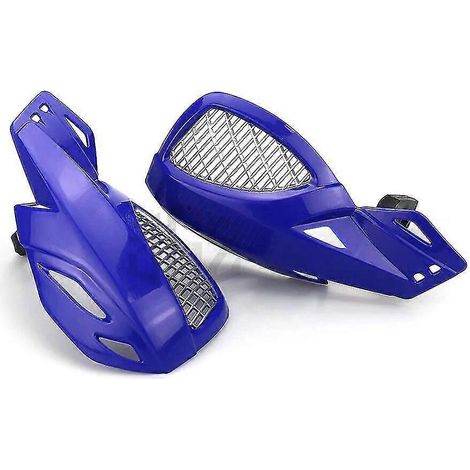 Motorrad-Lenkerprotektoren (22 mm) – Handschutz für Offroad-Motorräder, Dirtbikes, Pitbikes, ATVs, Quads, KTM, XCW, Yamaha, Honda – Blau