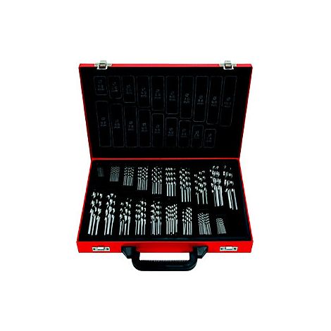 KS TOOLS  HSS-G Co  5 juego  de brocas  espirales 170  pzs. 1-10  mm -  330.3640 (1/4)