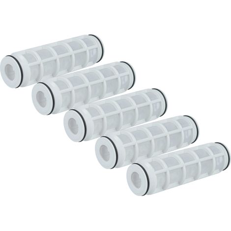 vhbw 5x Filterelement kompatibel mit BWT Uni, Diago Hauswasserstation, Hauswasserfilter - 90 Mikrometer