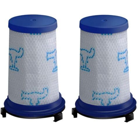 Paquete de 2 filtros de repuesto para la aspiradora Rowenta Air Force 360, compatible con ZR009001. (1/4)
