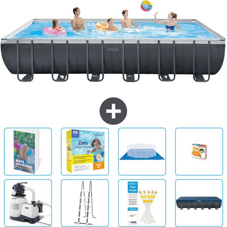 Ultra XTR Pool Rechteckig - 732x366x132 cm - 9-teilig S529