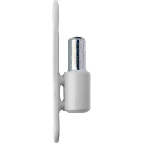 Paumelle mâle PVC 13mm blanc – Finition plastifiée pour menuiseries PVC – Installation fluide et durable – Évite désalignement et usure prématurée – Otlav