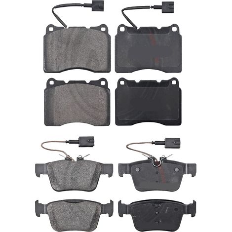 KIT PASTIGLIE FRENO ANTERIORI E POSTERIORI compatibile con MAZDA 3 (BL) / PASTIGLIE FRENANTI AUTO OEM FDB1594,FDB1931 / SOSTITUZIONE DIRETTA / BASSA POLVERE / SILENZIOSO