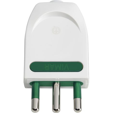 VIMAR - 00204.B Fiche orientable 2P+T16A S17-SPB17 blanche