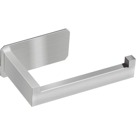Support Papier Toilette sans Percage,Porte Papier Toilette Adhesif Derouleur Papier Toilette Murale Dévidoir Papier Toilette en Acier Inoxydable Brossé A2 V2A pour Cuisine et Salle De Bain (1/5)