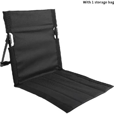 Chaise pliante portable ultra-légère, alliage d'aluminium robuste, confortable pour camping, plage et road trip, transport facile, sans effort (1/5)