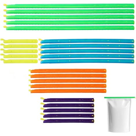 25pcs Pince Sachet Alimentaire, Fermeture Sachet Plastique Clips (1/5)