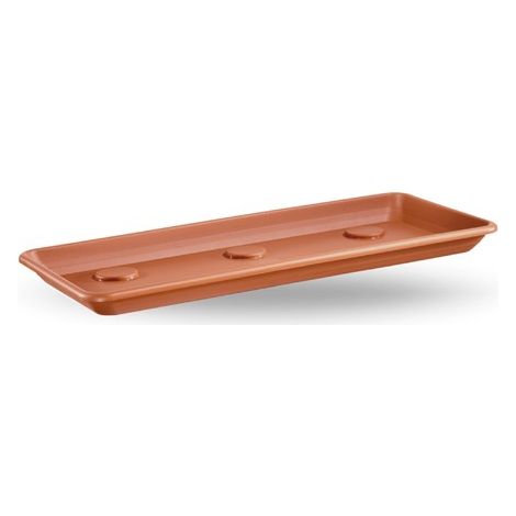 SOTTOFIORIERA RETTANGOLARE ANTHEA 100CM TERRACOTTA VECA SOTTOVASO