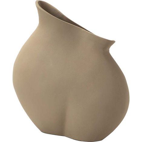 Beige Aluminiumvase 26X14X28 cm (1/5)