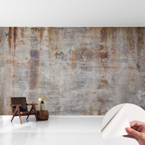 Papier peint adhésif décoratif avec colle pour salon chambre à coucher et bureau Design moderne et facile à poser Surface brute 416x254 cm (1/5)