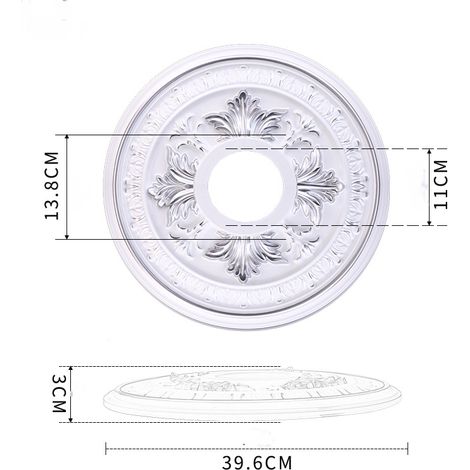 Décorations de plafond, panneaux décoratifs de plafond, disques décoratifs muraux (1/5)