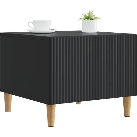 Maison Exclusive - Couchtisch mit Schubladen Schwarz 49 x 50 x 40