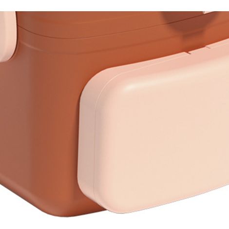 Boîte de rangement médicale en plastique multicouche grande capacité avec motif ours en dessin animé, idéale pour la maison et les voyages. Parfaite pour la maison et les voyages. (1/5)