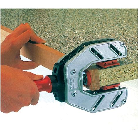 Bessey – Serre-joint à une main – Capacité de serrage max. 55 mm – Mâchoires de pression grande surface – Boîtier léger en aluminium (1/4)