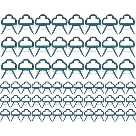 100 Pieces Clips Tomate Clips pour Plantes, Attache Tomates Clips Réutilisable, Attache Tomate, Attache Plante, Attaches de Plantes pour Tomates, Concombres, Roses (1/5)