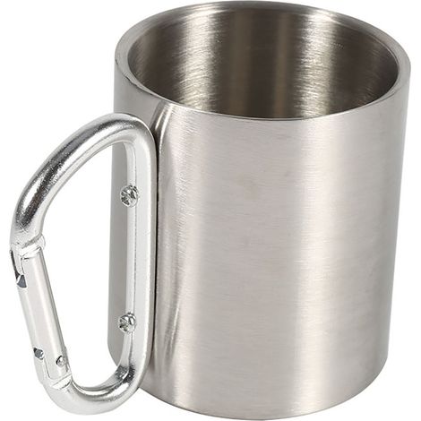Tasse à café magnétique en acier inoxydable avec mélangeur automatique - Noir (1/5)