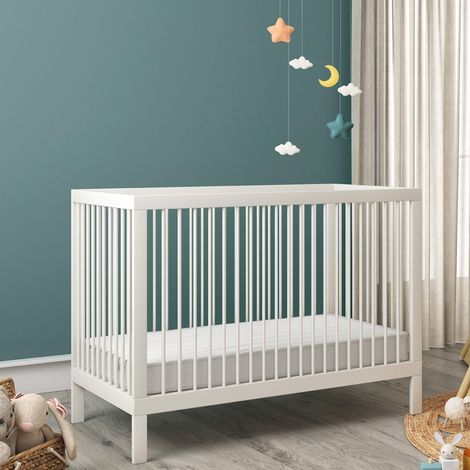 Protège matelas bébé Bultex grand confort imperméable - bonnet extensible 5 à 15 cm 60x120 (1/3)