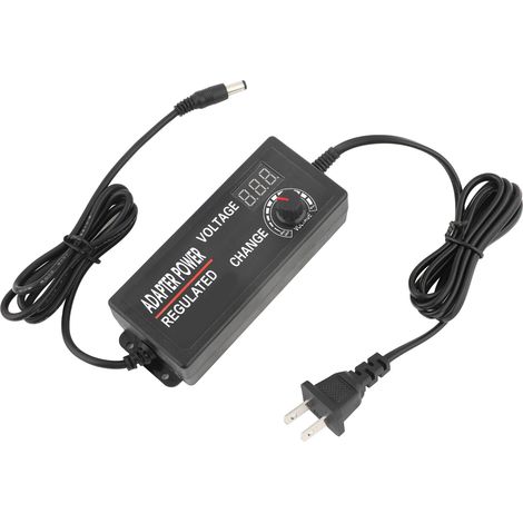 Adaptateur secteur réglable AC/DC 3‑12V 5A, bloc d'alimentation anti-interférence (1/5)
