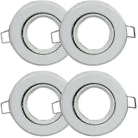 Kit de spots encastrés MR11 GU4 (4 pièces) pour trous de 50/60 mm - Économie d'énergie (1/5)