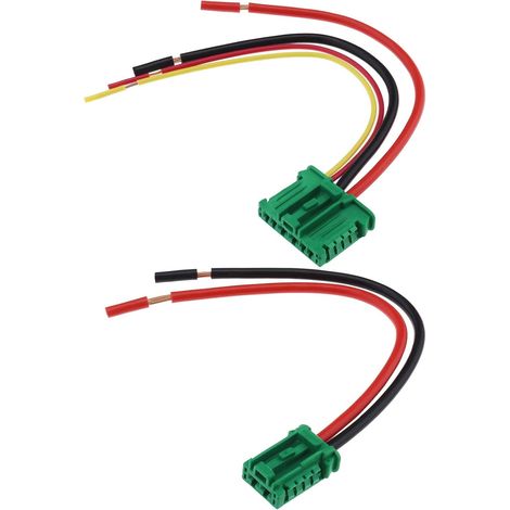 1 Jeu Faisceau de Câblage de Résistance de Ventilateur de Chauffage de Voiture 6441.L2 6441L2 7701048390 Compatible avec 107 207 C3 C2 Scenic 1/2 Grand Scenic 1 Megane 2 Clio 3 (1/5)
