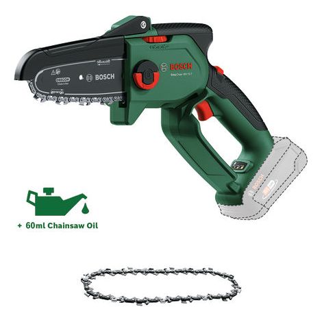 Bosch Akku-Kettensäge EasyChain 18V-15-7 (zum Schneiden von Holz 18 Volt System Kettengeschwindigkeit: 6,95 m/s ohne Akku, extra 15 cm Sägekette) (1/5)