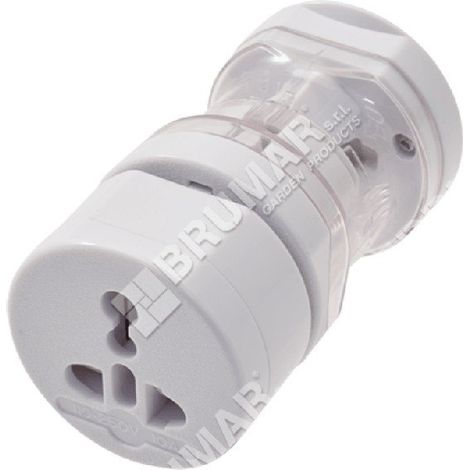 Adaptador de viaje universal COMPATIBLE 2P 10A - 052355