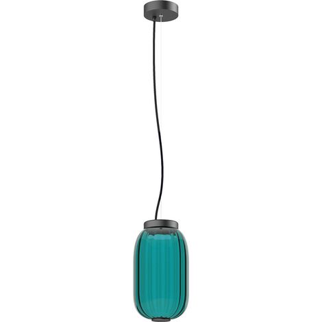 Suspensión KRISTA D163 Corte de fase C LED SMD AC 10W 830lm CRI90 2700K Azul Negro (1/3)