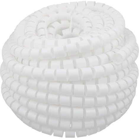 Flexibles Spiralschlauchkabel Wire Wrap Blanc Kabel 30 x cm Durchmesser mit Clip (29ccb9df79451f608d (1/4)