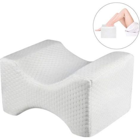 Coussin de Genoux à Mémoire de Forme, Oreiller de jambe,Genou Oreiller orthopédique pour douleur Sciatique, cale confortable