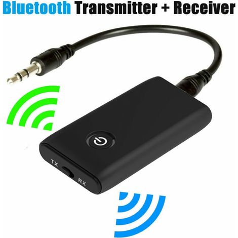 Transmetteur Bluetooth 5.0 – Adaptateur 2 en 1 sans fil 3.5mm – Émetteur et récepteur – Faible latence APTX – Connexion rapide (1/4)