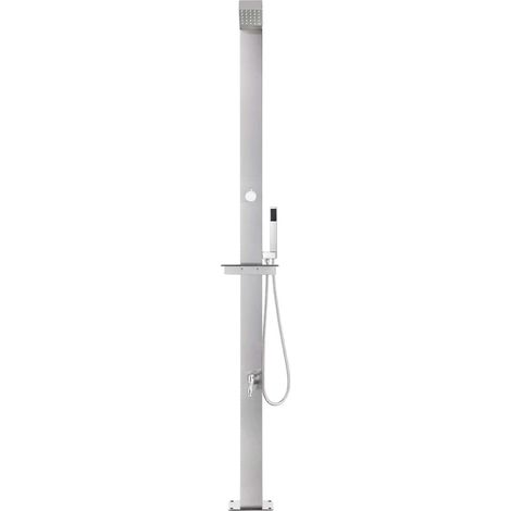 Maison Exclusive - Doccia da Giardino 220 cm in Acciaio Inossidabile (1/5)