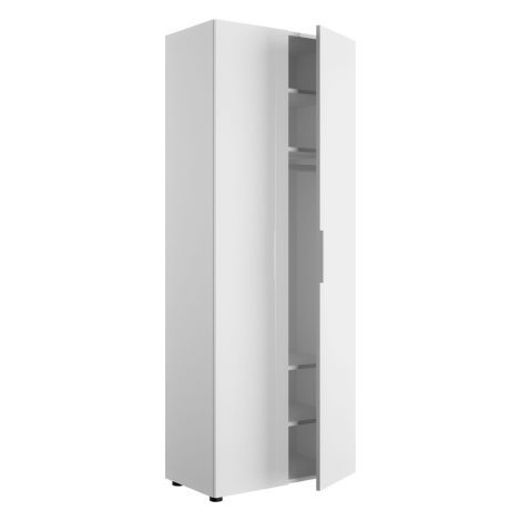 Colonna Multiuso Composad Bianca 69,4 x 36 x h 181 cm a 2 Ante con Mensole
