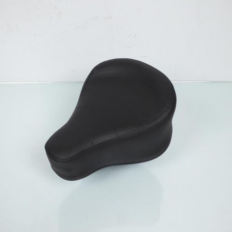 Selle confort pouff noir pilote pour mobylette Peugeot 103 (1/5)