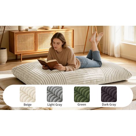 DDY-MIBAI Fauteuil pouf convertible oversize – Votre coin cosy pour la détente et les moments en famille (1/5)