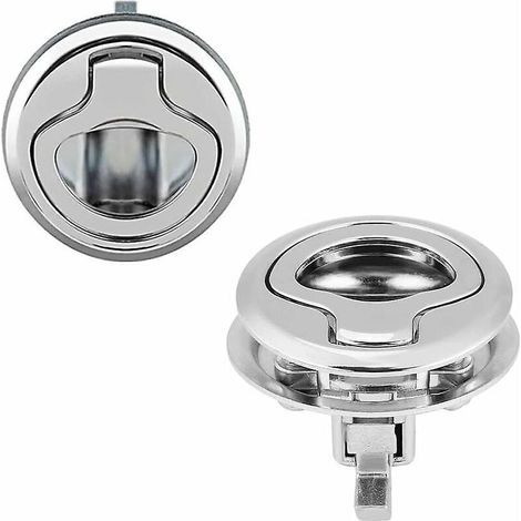 lot De 2 Verrous De Trappe Tirer, Loquet De Pont De Bateau, Claquement De Levage De Poigne, En Alliage De Zinc 3,8 Cm Pour La Chasse Marine, Port (1/4)