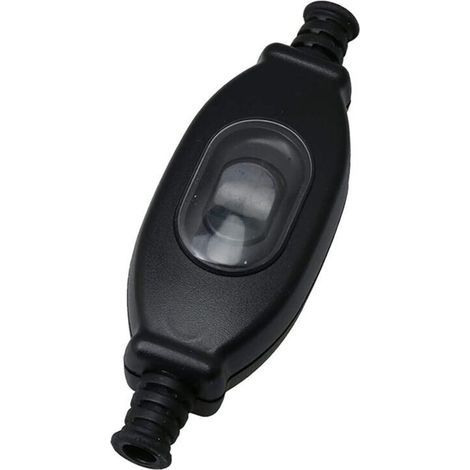 BUNTHAUS Ligne Cordon Interrupteur Intermédiaire On/Off Interrupteur à Bascule à Cordon 250v Étanche Interrupteur En Ligne Cordon Lumière Ip65 Pour La Lampe De Chambre à Coucher Pour Espace Extérieur 