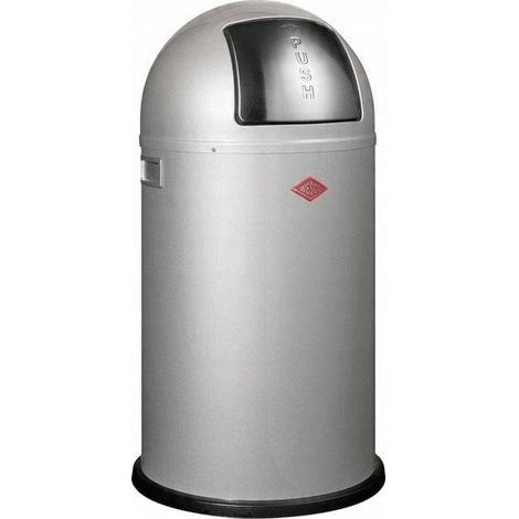 Wesco Mülleimer Pushboy silber (1/3)