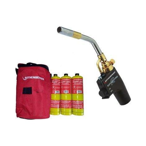 ROTHENBERGER soplete superfire 2 + 3 botes gas mapp p03564400