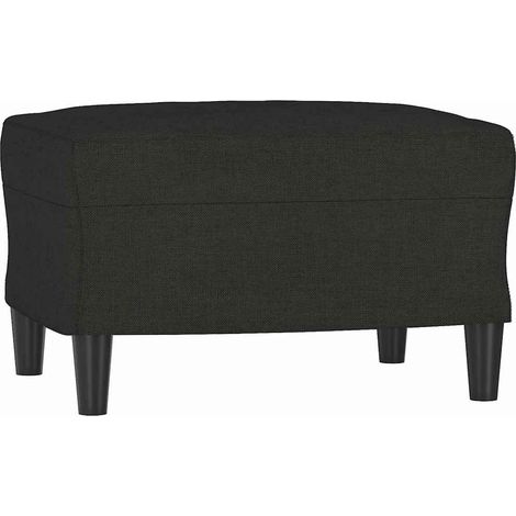 Repose-pied Noir 60x50x41 cm Tissu (1/4)